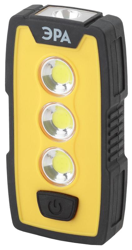 Фонарь рабочий 1хLED (COB) + 1xLED 3xAAA RB-802 Практик, магнит, крючок, клипса, IP65