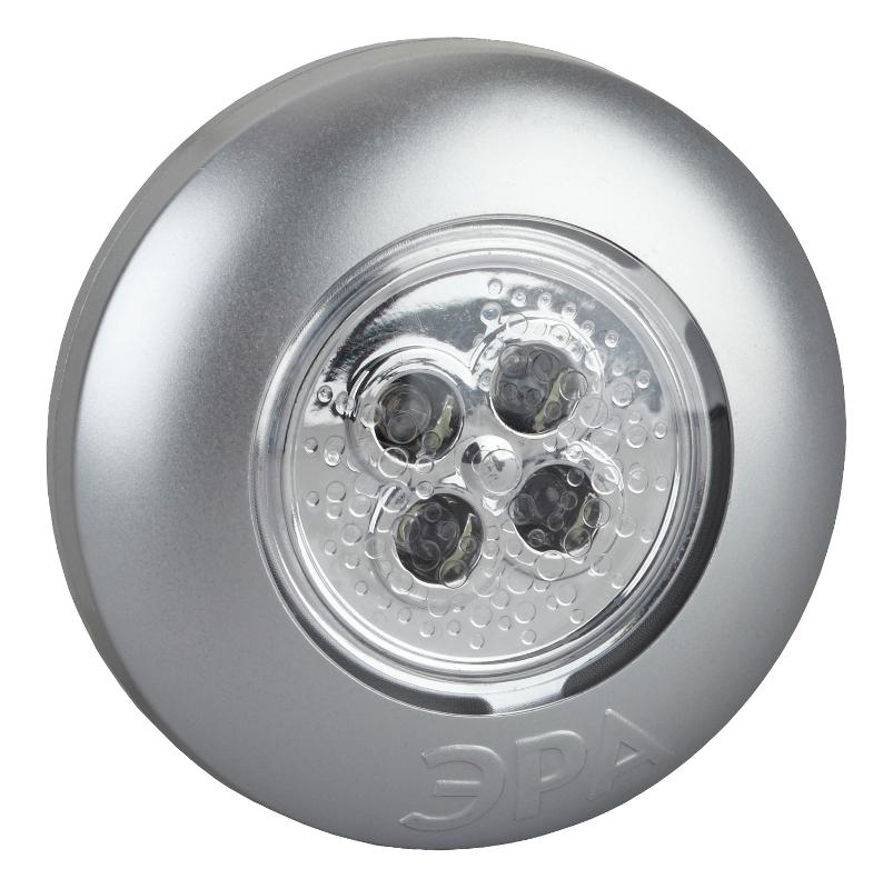 Светильник пушлайт (подсветка)  4хLED 3xAAA SB-503  Аврора серебристый (1 шт. в коробке)
