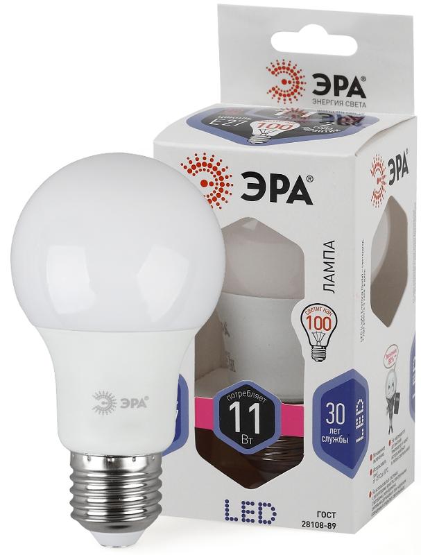 Лампа светодиодная LED 11Вт Е27 6000К smd A60-11W-860-E27