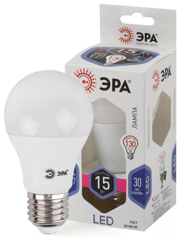 Лампа светодиодная LED 15Вт Е27 6000К smd A60-15W-860-E27