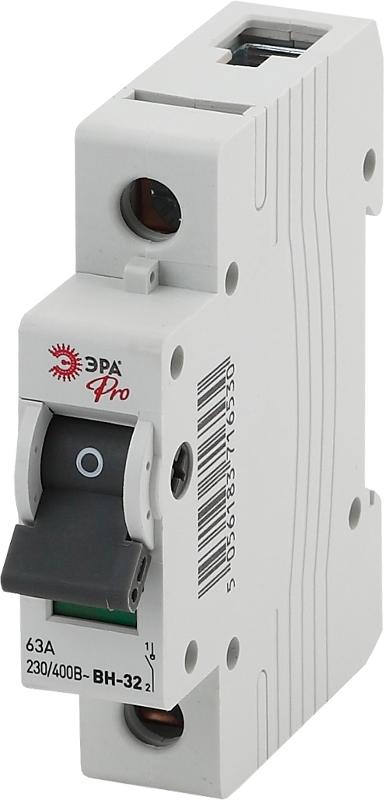 Выключатель нагрузки модульный (мини-рубильник) ВН-32 1P 63A NO-902-89 Pro