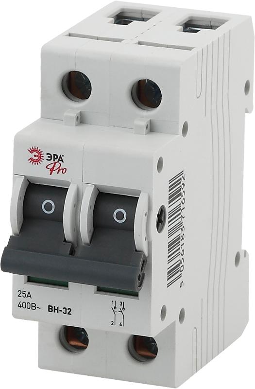 Выключатель нагрузки модульный (мини-рубильник) ВН-32 2P 25A NO-902-95 Pro