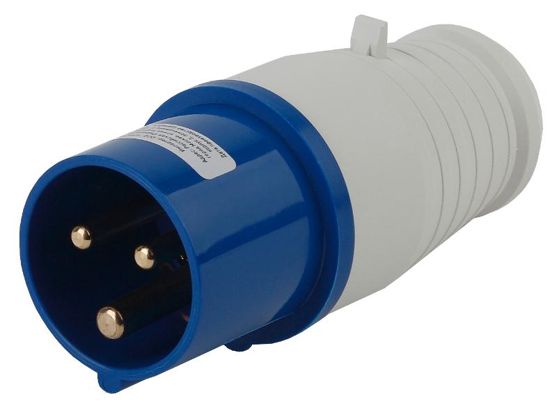 Вилка переносная 013 2Р+РЕ 16А 220В IP44