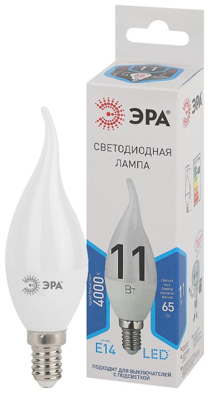 Лампа светодиодная LED 11Вт Е14 4000К smd BXS-11w-840-E14