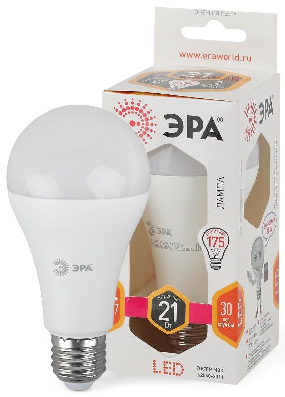 Лампа светодиодная LED 21Вт E27 2700К СТАНДАРТ груша