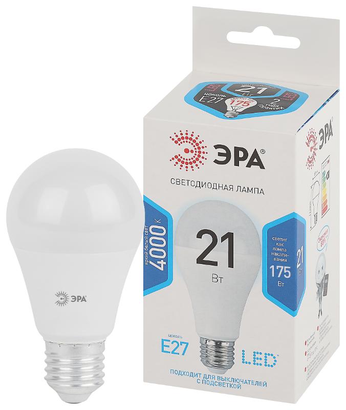 Лампа светодиодная LED 21Вт E27 4000К СТАНДАРТ груша