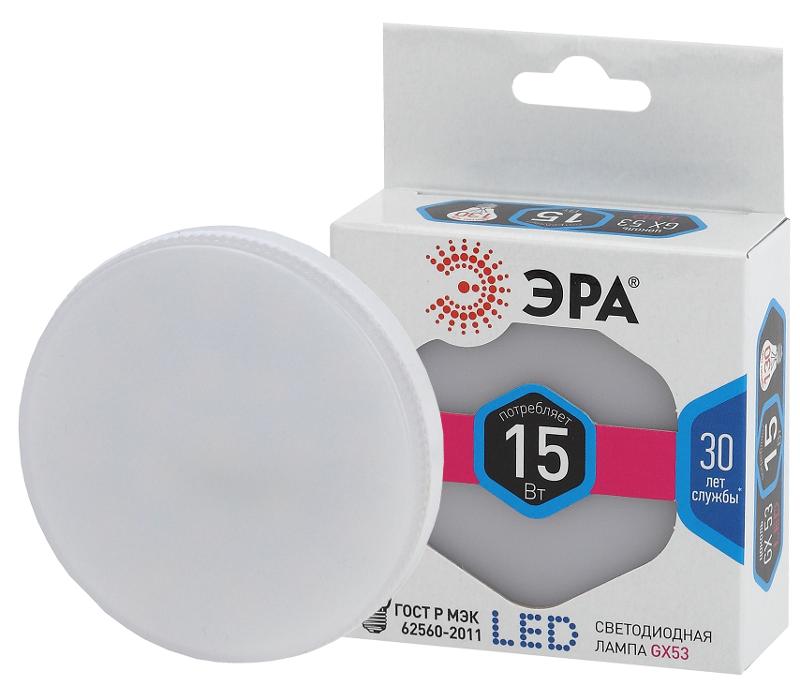 Лампа светодиодная LED GX-15W-840-GX53 (диод, таблетка, 15Вт, нейтр, GX53)