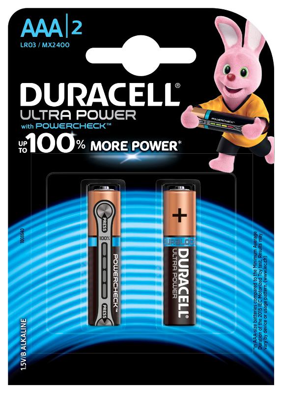 Батарейки Duracell LR03-2BL Ultra
