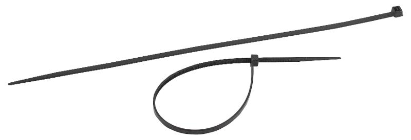 Кабельная стяжка 4x300 Чёрный Black (100 штук) (100 pcs)