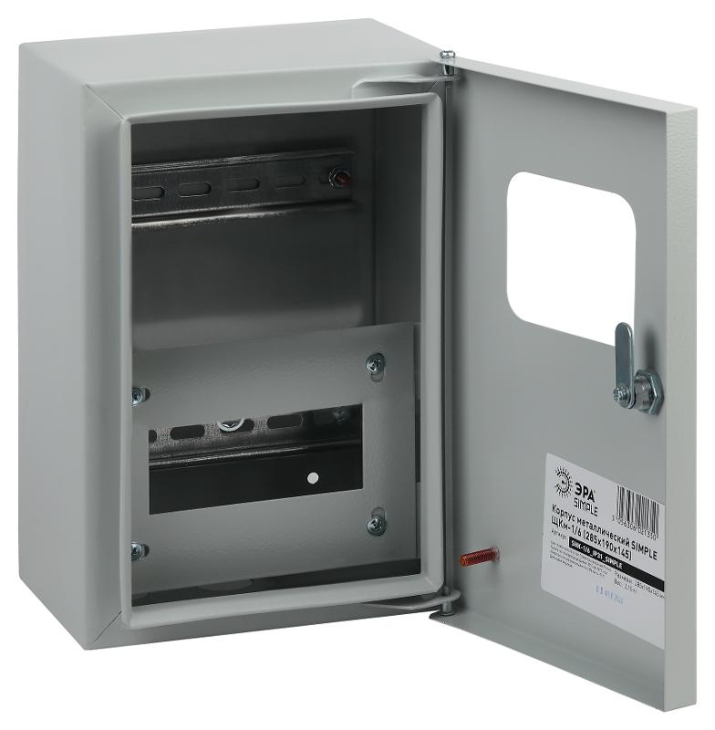Щит распределительно-учетный навесной ЩРУн-1/6 IP31 (285х190х145) SIMPLE