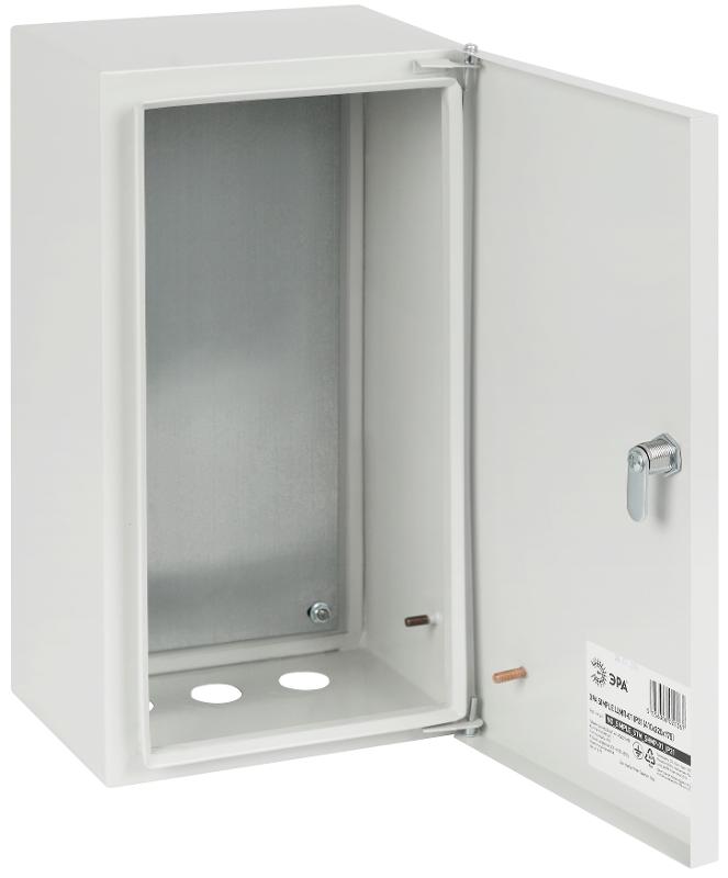 Щит с монтажной панелью металлический ЩМП-01 IP31 (410х220х165) SIMPLE