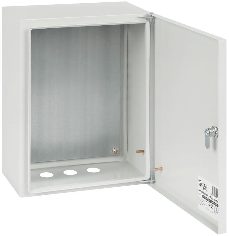 Щит с монтажной панелью металлический ЩМП-04 IP31 (400х300х165) SIMPLE