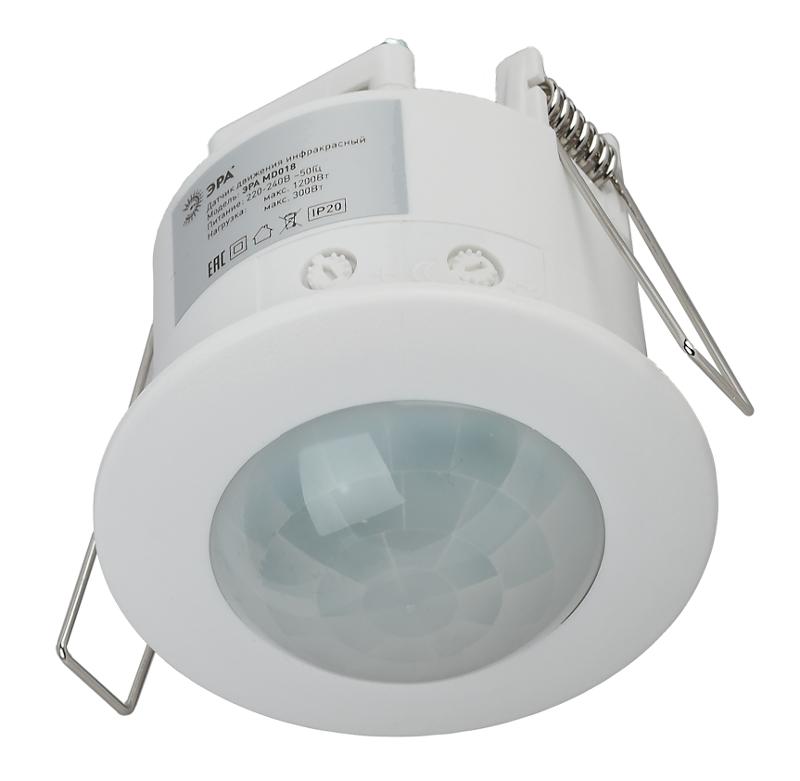 Датчик движения MD 018 белый, 1200Вт, 360 гр.,6М, IP20, (50/1050)