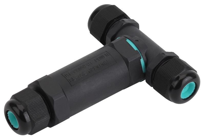 Аксессуары для клемм NO-224-20 ЭРА Коннектор кабельный T-образный IP68 3-Pin