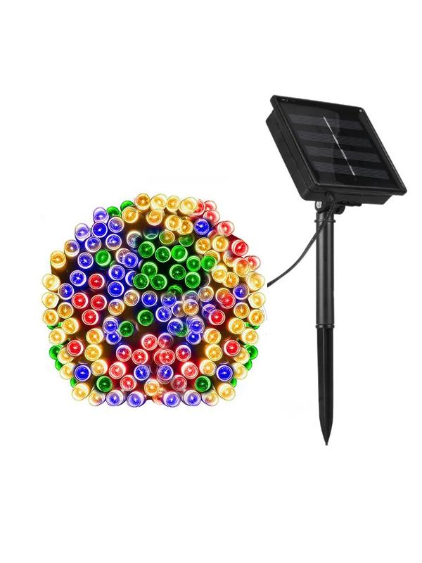 Cветильник садовый декоративный Сеть 150 LED на солнечной батарее мультиколор ERAUF024-16 2м*1,35м