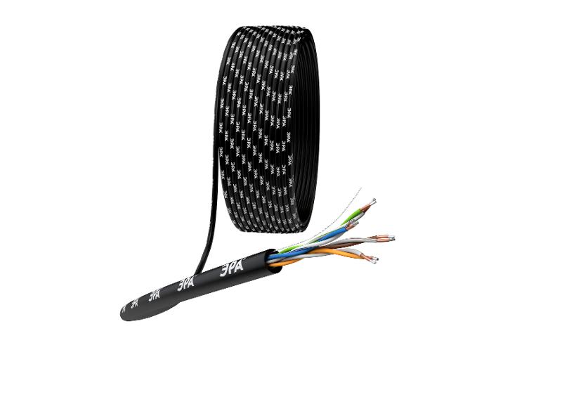 Кабель витая пара U/UTP 4x2x24AWG Cat5e CCA PE OUTDOOR 305м SIMPLE (2/30)