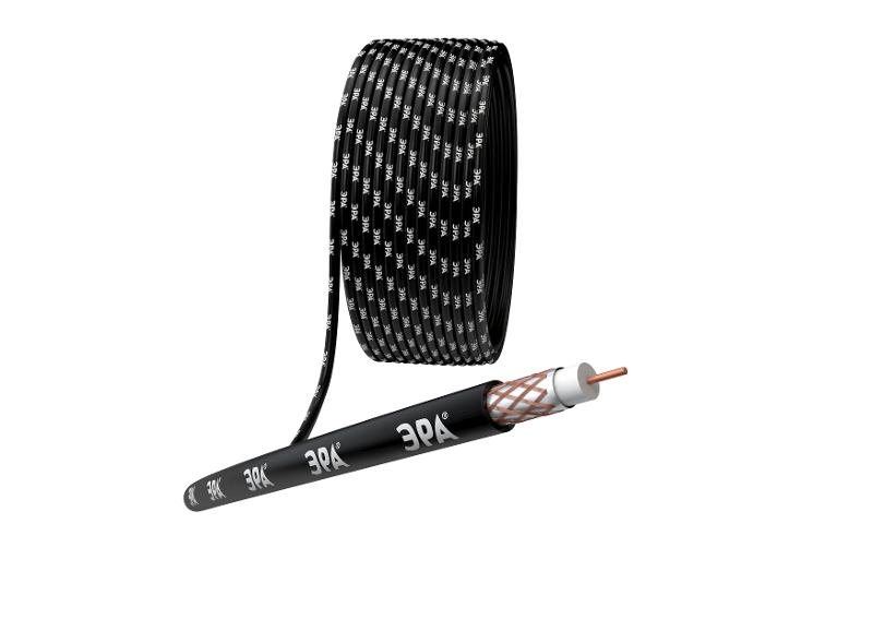 ЭРА Кабель коаксиальный RG-6U, 75 Ом, Cu/(оплётка Cu 64%), …