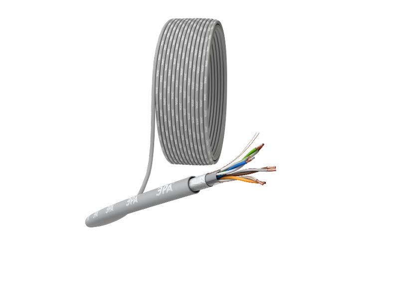ЭРА Кабель витая пара F/UTP 4x2x24AWG Cat5e CU PVC 305 м SI…