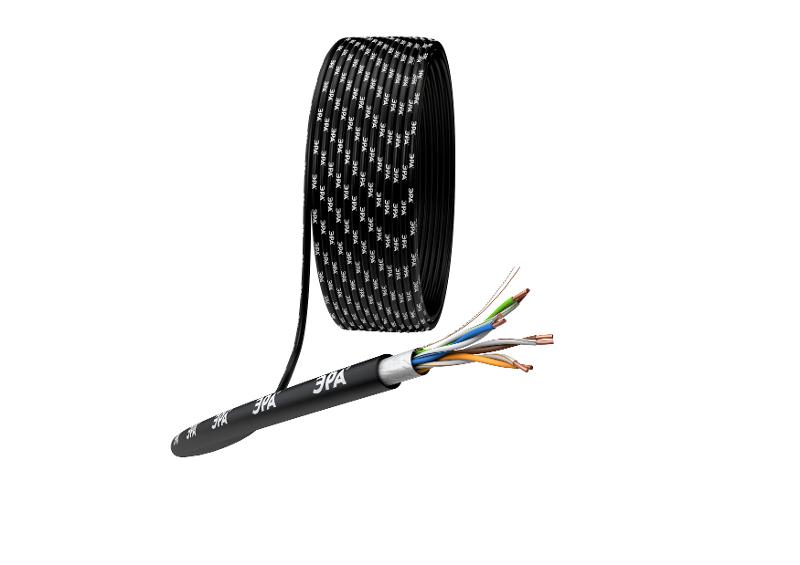 ЭРА Кабель витая пара F/UTP 4x2x24AWG Cat5e CU PE OUTDOOR 3…