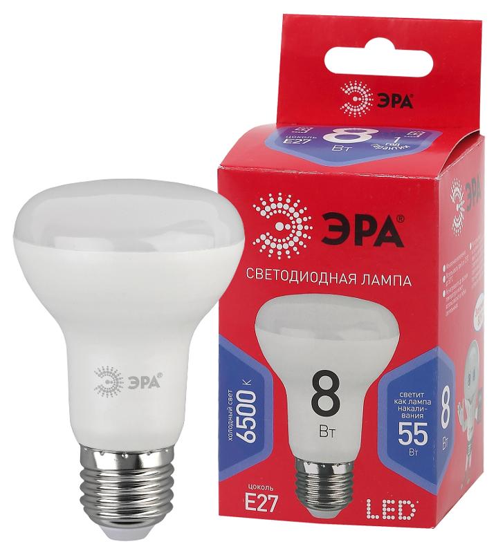 Лампа светодиодная RED LINE LED R63-8W-865-E27 R Е27 / Е27 8Вт рефлектор холодный дневной свет