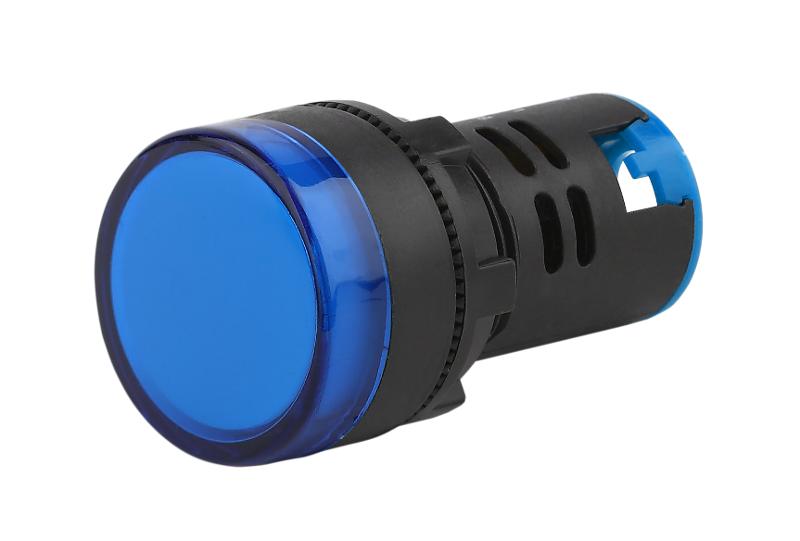 Лампа AD22DS(LED)матрица d22мм синий 24В AC/DC (10/1000/12000)