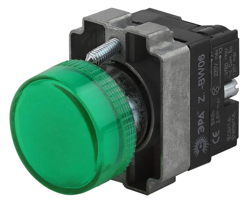 Индикатор LAY5-BU63 зеленого цвета d22мм (20/200/6400)