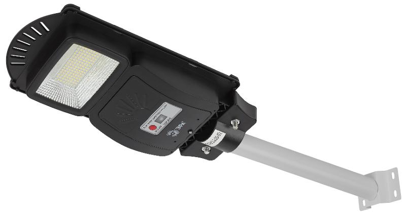 Светильник светодиодный уличный на солн.батарее SMD,с кронштейном,20W, с датч. движ.,ПДУ,400lm, 5000К, IP6