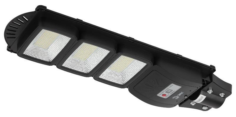 Светильник светодиодный уличный на солн.батарее SMD, 60W, с датч. движ., ПДУ,1000lm, 5000К, IP65