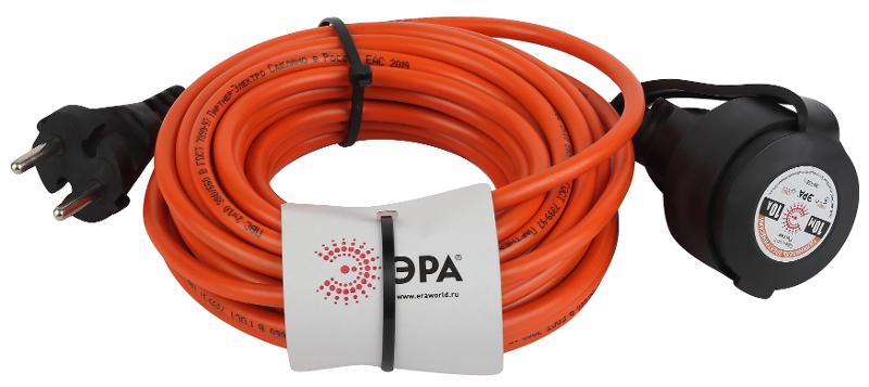 Удлинитель силовой ЭРА UPx-1-2x1-10m-IP44 в бухте б/з 10м 1 гн ПВС 2х1