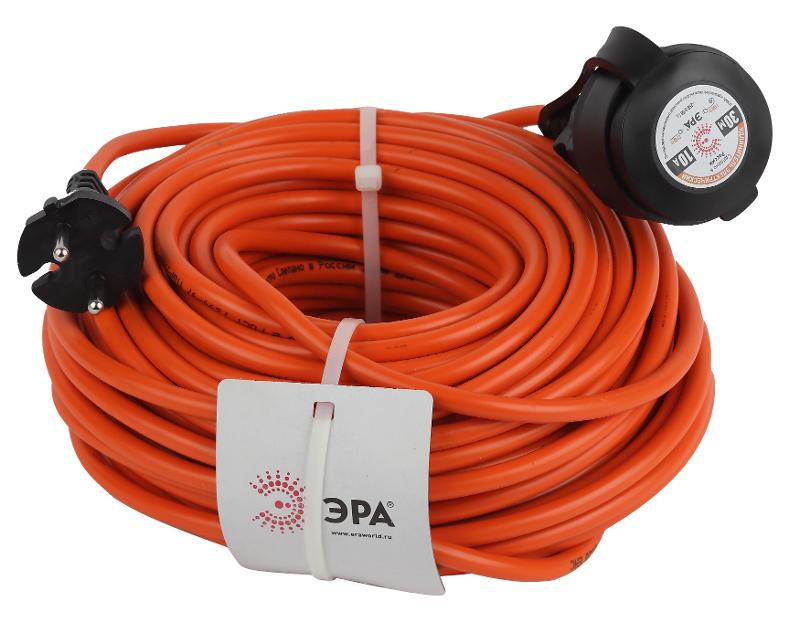 Удлинитель силовой ЭРА UPx-1-2x1-30m-IP44 в бухте б/з 30м 1 гн ПВС 2х1