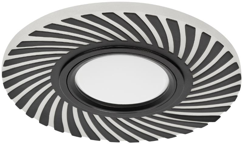 Светильник светодиодный DK LD32 BK /1 декор cо светодиодной подсветкой MR16 220V max 11W черный