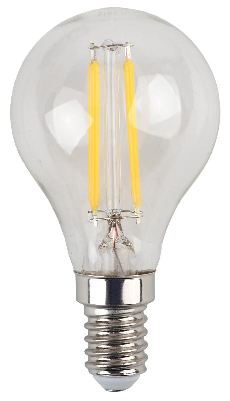 Лампа светодиодная F-LED P45-11w-840-E14 (филамент, шар, 11Вт, нейтр, E14)
