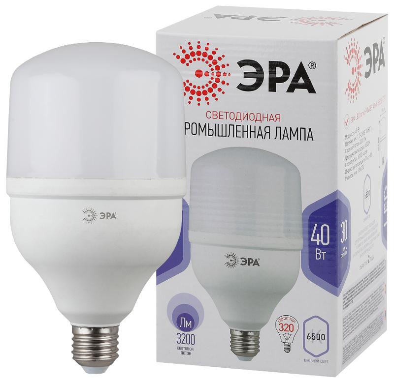 Лампа светодиодная LED POWER T120-40W-6500-E27 (диод, колокол, 40Вт, хол, E27)