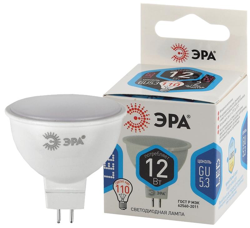 Лампа светодиодная СТАНДАРТ LED MR16-12W-840-GU5.3 (диод, софит, 12Вт, нейтр, GU5.3)