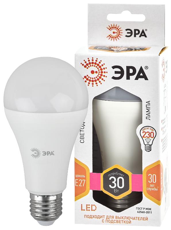 Лампа светодиодная LED A65-30W-827-E27 (диод, груша, 30Вт, тепл, E27) (10/100/1200)