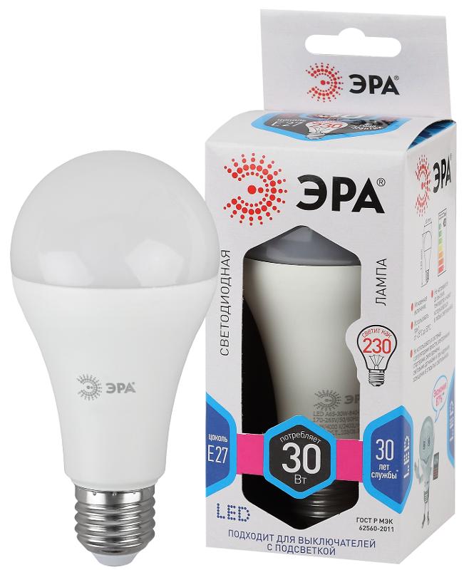 Лампа светодиодная LED A65-30W-840-E27 (диод, груша, 30Вт, нейтр, E27) (10/100/1200)