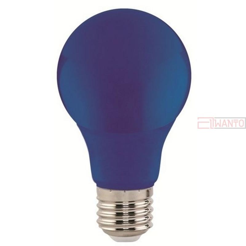 Лампы cветодиодные ERABL50-E27 LED A50-3W-E27 (диод. груша син., 13SMD, 3W, E27, для белт-лайт) (10/100/3600)