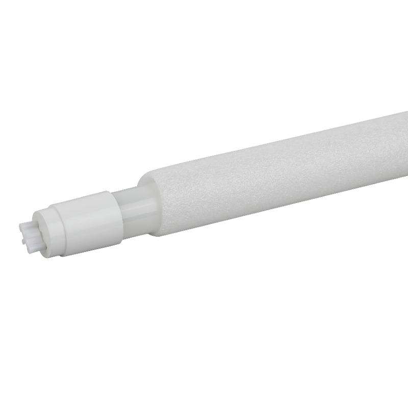 Лампа светодиодная LED T8-10W-840-G13-600mm R (диод,труб.стекл,10Вт,нейтр,непов. G13, пенка) (30/1080)