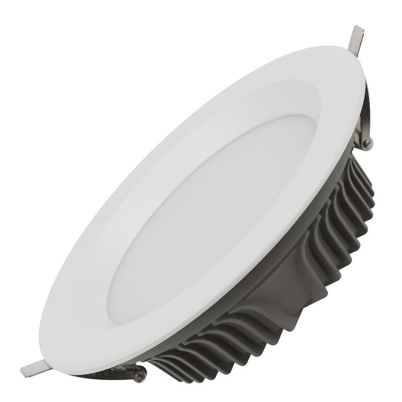 Светильник светодиодный встраиваемый даунлайт SDL-10-90-40K-W30 круглый 30Вт 4000K 2700лм D195х65