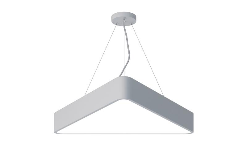 Светильник светодиодный Geometria Igrek SPO-151-W-40K-030 30Вт 4000К 2900Лм IP40 600*600*80 белый подвесной