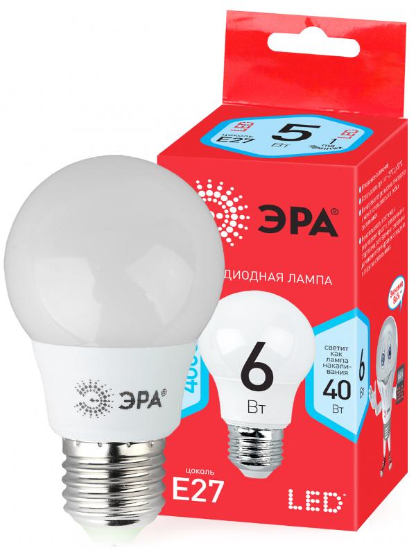 Лампа светодиодная RED LINE LED A55-6W-840-E27 R E27 / Е27 6 Вт груша нейтральный белый свет