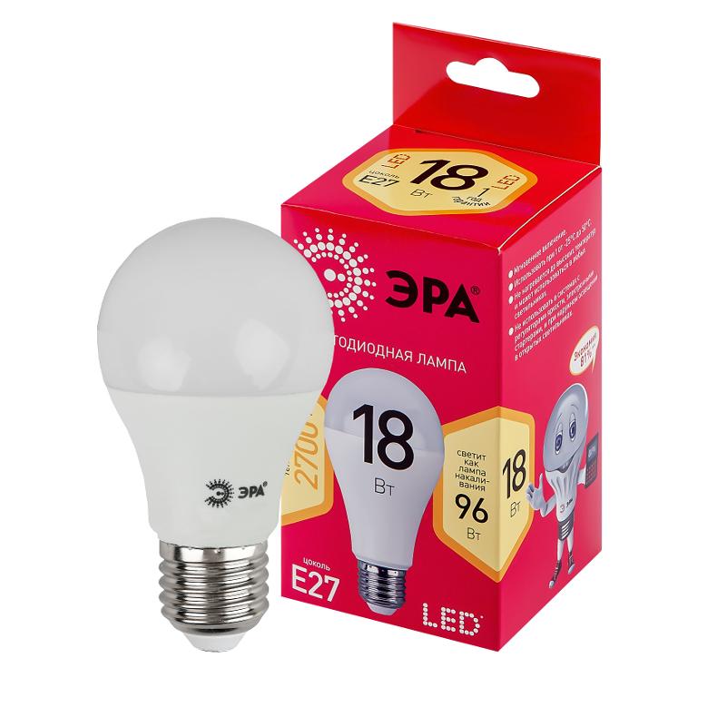 Лампа светодиодная LED A65-18W-827-E27 R (диод, груша, 18Вт, тепл, E27)