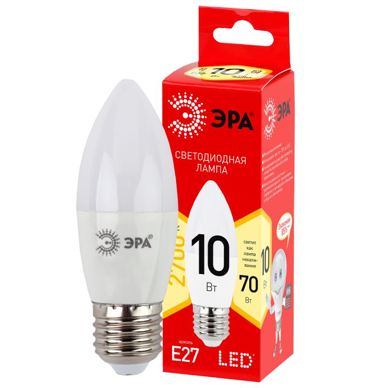 Лампа светодиодная RED LINE LED B35-10W-827-E27 R E27 / Е27 10 Вт свеча теплый белый свет