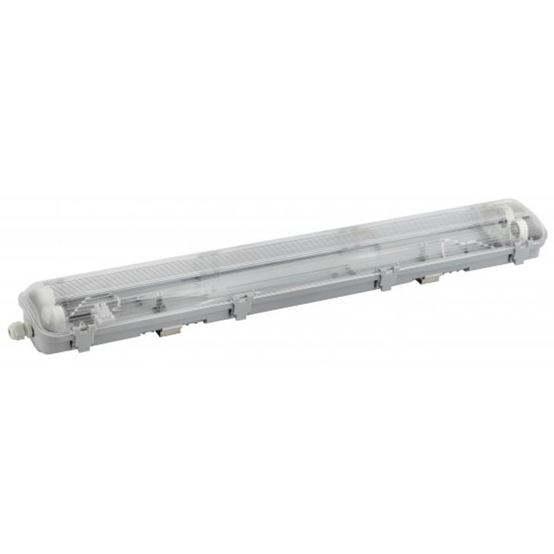 Светильник под 2 лампы T8 1200мм SPP-102-0-002-120 G13 IP65 c рассеивателем из поликарбоната
