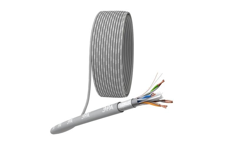 Кабель витая пара F-4-PVC-6 F/UTP 4x2x23 AWG Cat 6 CU PVC 305 метров
