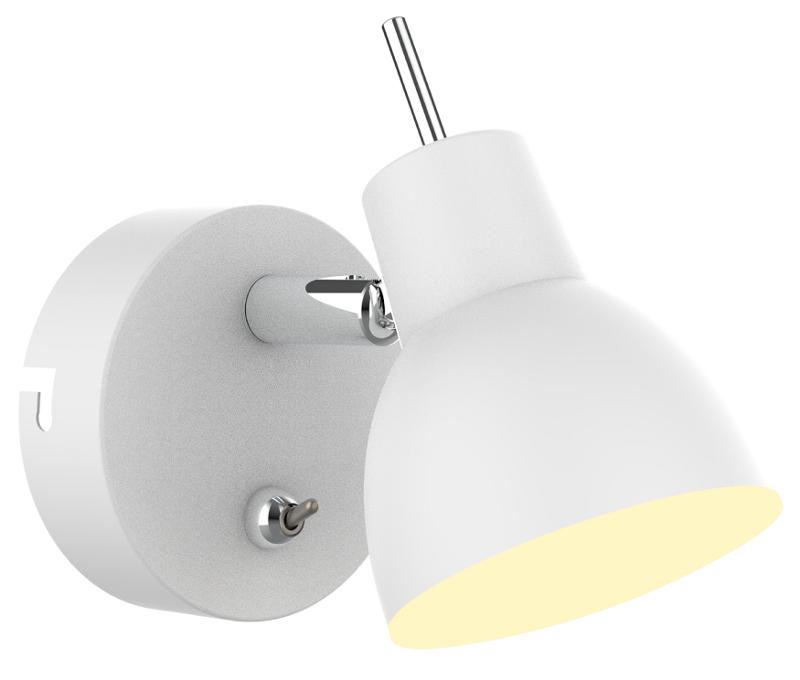 Светильник настенно-потолочный спот Renata 6158-702 светодиодный WH LED 1 х 4 Вт 3200К поворотный c выключателем