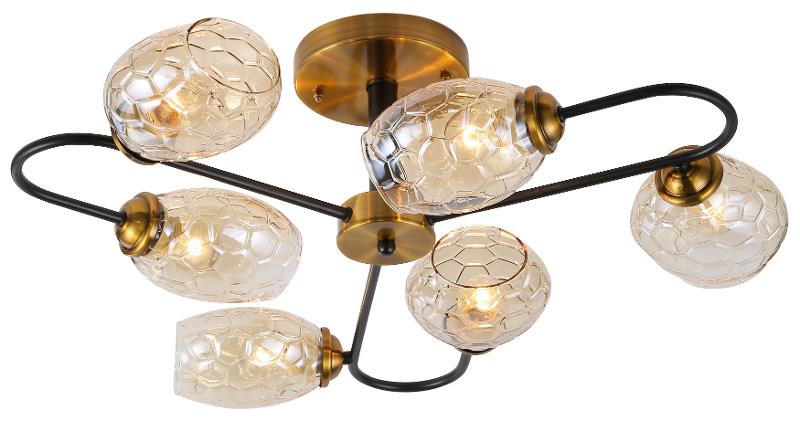 Люстра Moonless 3126-306 6 х Е14 40 Вт модерн