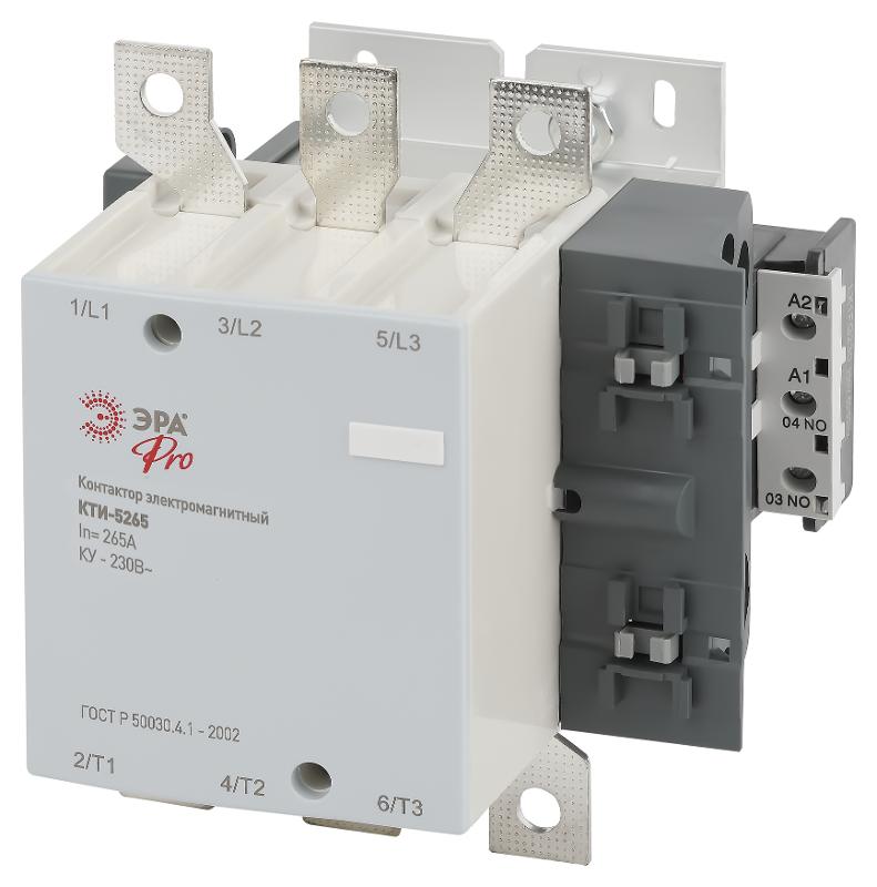 Контактор КТИ-5265 PRO KKT50-265-230-10-E 265А 230В/АС3
