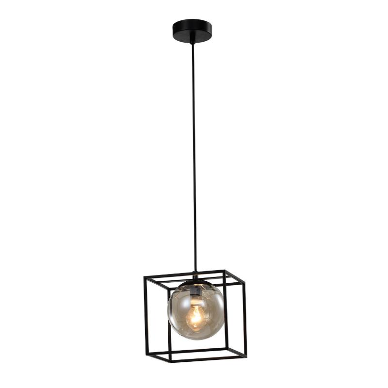 Светильник подвесной (подвес) Miyuki 5146-201 1 х Е14 40Вт черный лофт - кантри потолочный