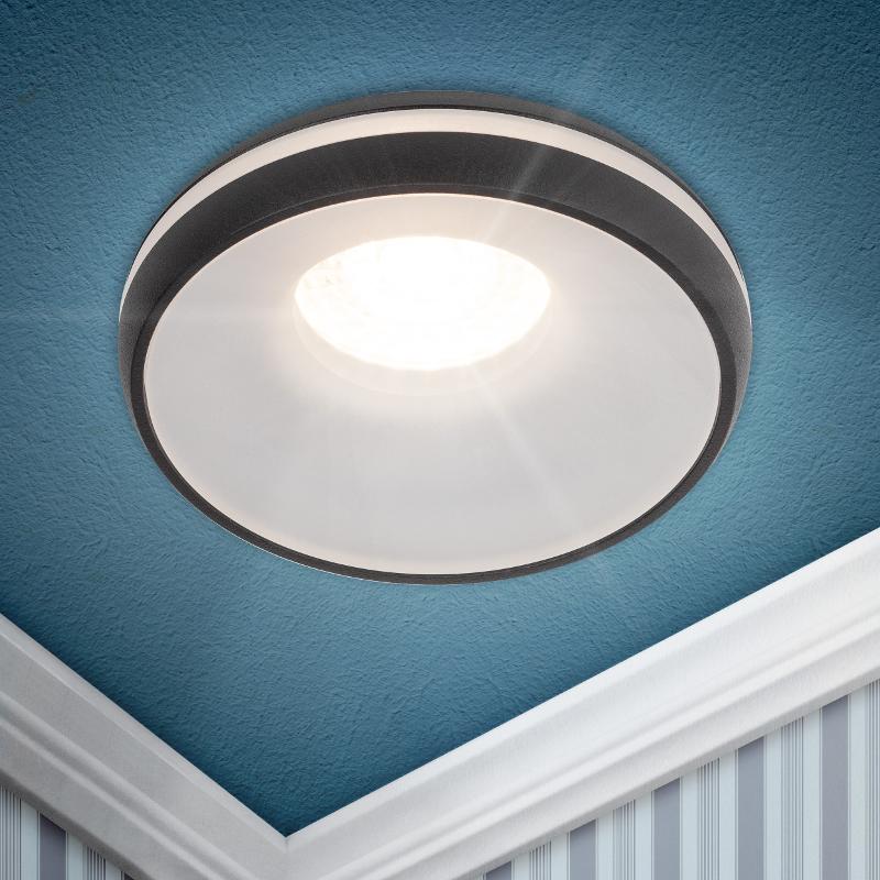 Cветильник встраиваемый декоративный DK100 BK MR16 GU5.3 черный